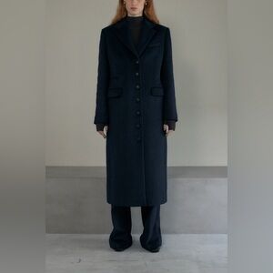 Moussy Navy Overcoat